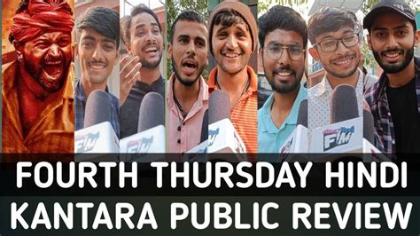 Kantara 4th Thursday North Public Review Kantara Day 28 Hindi Public