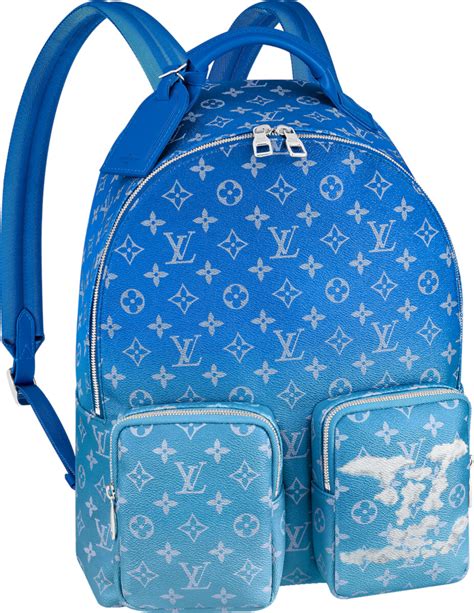 Louis Vuitton Blue Gradient Clouds Backpack Inc Style