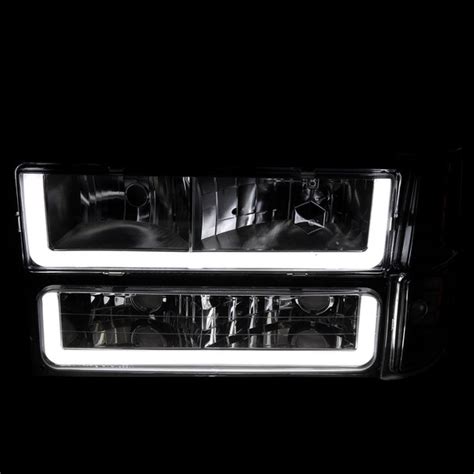 Farol Dianteiro Chevrolet Silverado Oled Cristal 4x4 Store Brasil