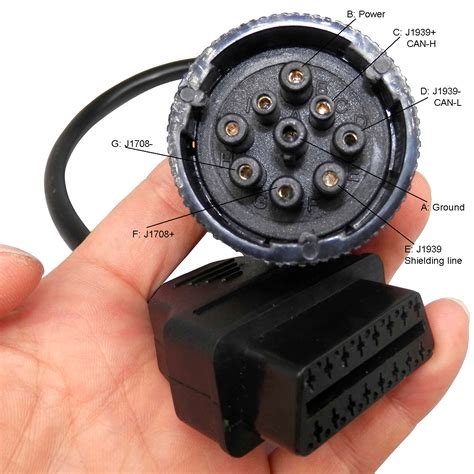 Japan 5 Pin Male To Obd Obd2 Obdii Dlc 16 Pin 16pin Female