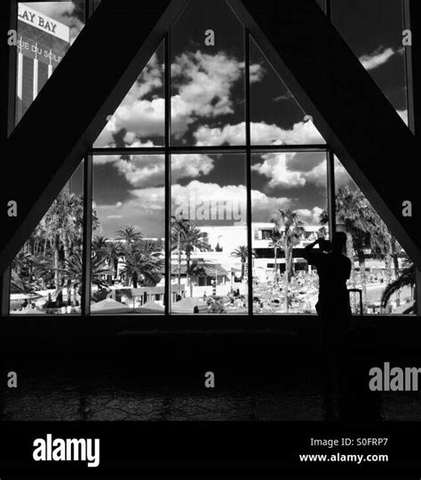 A View From Inside Mandalay Bay Las Vegas Nevada Stock Photo Alamy