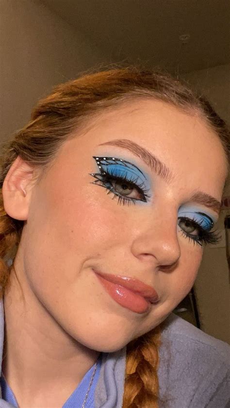 Blue Monarch Butterfly Eyeshadow