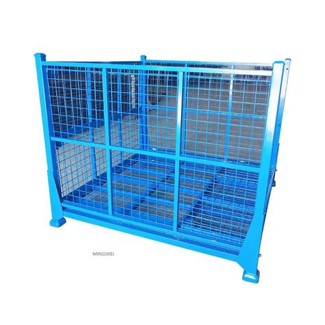 Mingwei Good Price Storage Cage For Stacking Wire Mesh Container