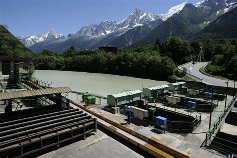 Les Houches La deuxième vanne du barrage est terminée