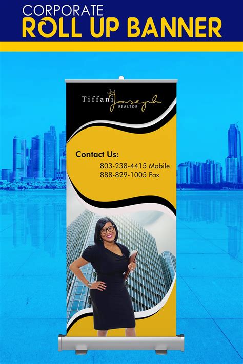 Corporate Roll Up Banner Design Retractable Standee Or Pull Up Design