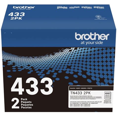 Brother Tn Original High Yield Laser Toner Cartridge Twin Pack