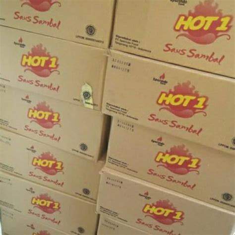 Jual Hot 1 Saus Sambal Sachet 1 Dus 20 Pack Shopee Indonesia