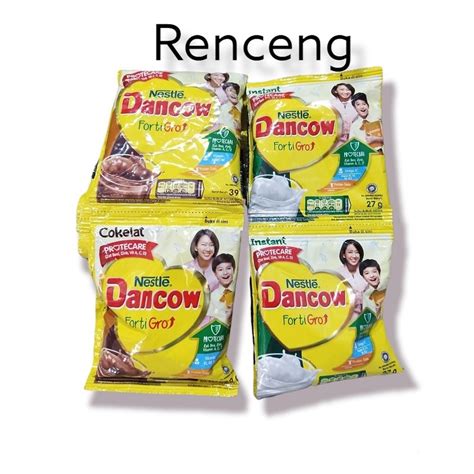 Jual Susu Dancow Fortigro Sachet 27gr Susu Bubuk Fullcream Instant