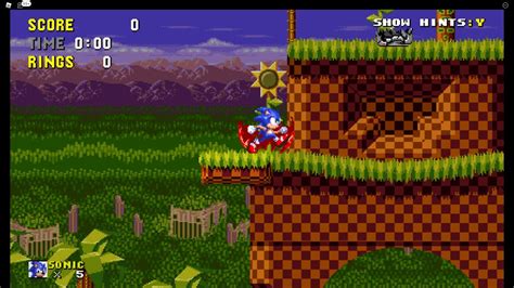 Mountain Grove Zone Act 1 Classic Sonic Simulator Youtube