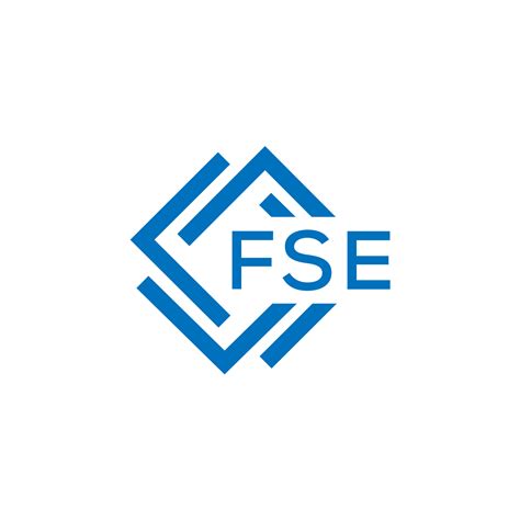 Fse Letra Logo Diseño En Blanco Antecedentes Fse Creativo Circulo