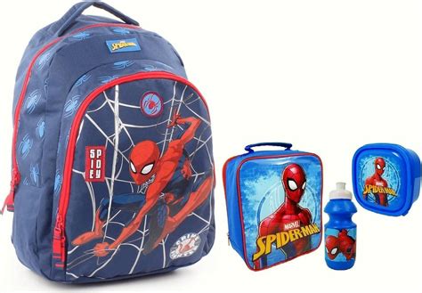 Spider Man Rugzak Rugtas Jaar School Tas Met Lunch Set Spiderman