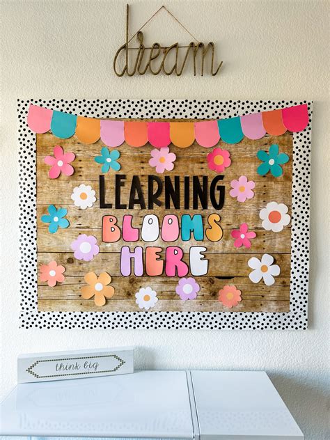 Spring Bulletin Board Kit Kindness Bulletin Board Printable Etsy