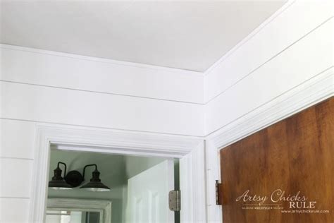 Diy Faux Shiplap Ceiling Shelly Lighting