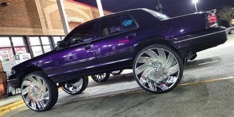 Pin By Marcus Andrews On Dunks Big Rims Pretty Cars Custom Cars