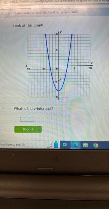 Solved Look at this graph: What is the y-intercept? | Chegg.com