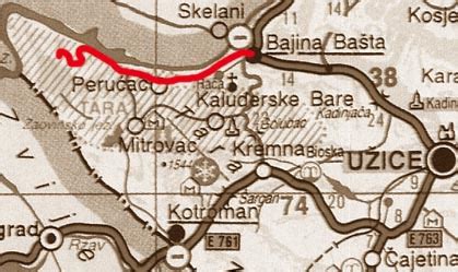 Bgd-Valjevo-Bajina Bašta-Tara (mape,profili)