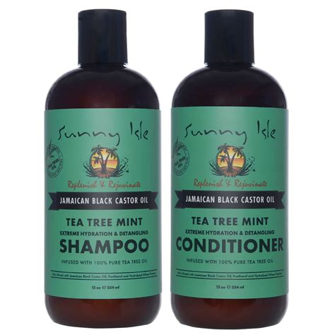 Getuscart Sunny Isle Jamaican Black Castor Oil Tea Tree Mint Shampoo