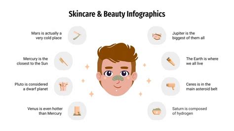 Skincare Beauty Infographics Google Slides PPT Template