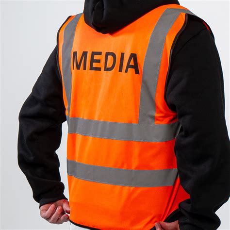 Hi Vis Media Vest North Borders Merch Northborders