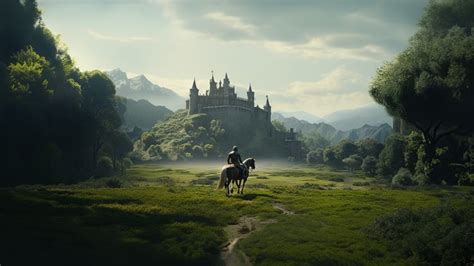 Fantasy Medieval Castle Wallpaper 4K