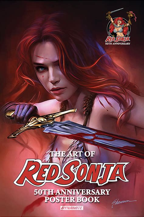 Dynamite Red Sonja Th Anniversary Poster Book Trade Paperback