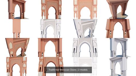 3D model Traditional Moroccan Doors | CGTrader