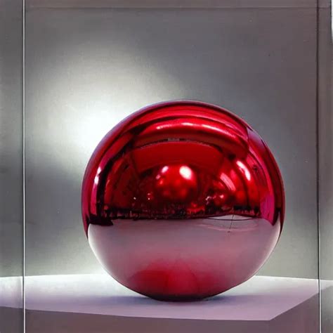 Chrome Spheres On A Red Cube By Ary Scheffer Stable Diffusion Openart