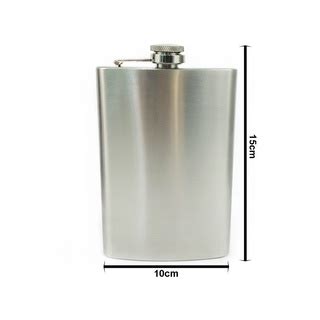 Kit Cantil De Bolso Inox Whisky Frasco 270ml Funil 4 Copos Shopee