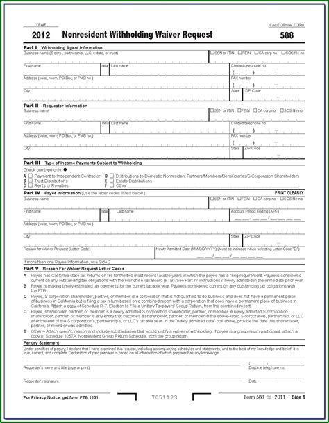 Inheritance Tax Waiver Form Form Resume Examples Xv8o6xo3zd