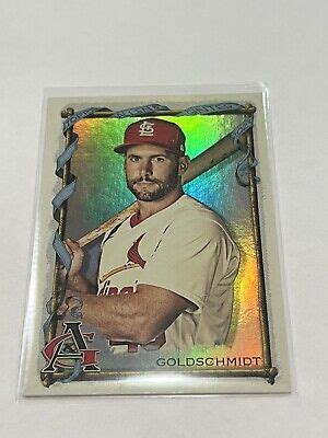 Topps Allen Ginter Paul Goldschmidt Silver Portrait Hot Box Ebay