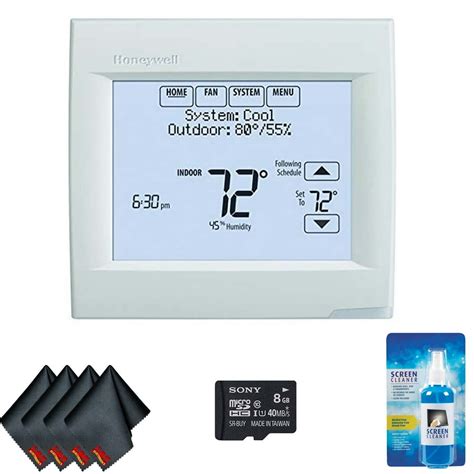 Honeywell Th8321r1001 Vision Pro 8000 Thermostat White With 8gb