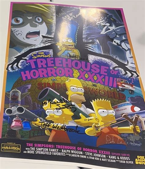 Treehouse Of Horror Xxxiii Poster Rthesimpsons