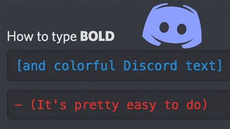 How To Type Bold Text On Discord Beginner S Tutorial Youtube