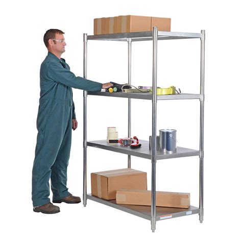 Stainless Steel Shelving 48 X 24 In Warehouse