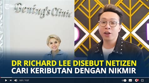 Dokter Richard Lee Diduga Senggol Klinik Kecantikan Yang Didukung