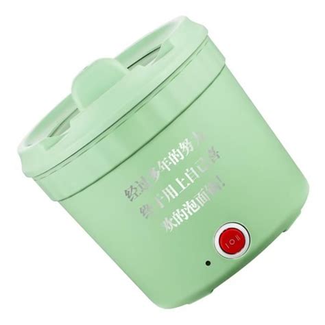 Qiilu Mini Cocotte Électrique 1L Multifonctionnelle Cuiseur de Ramen