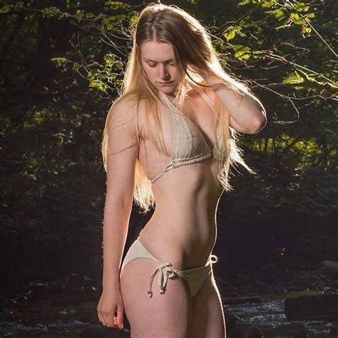 Bikini Swimwear Clothing Blond Model Beauty Porn Pic