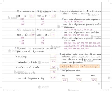 Caderno Do Futuro Matem Tica