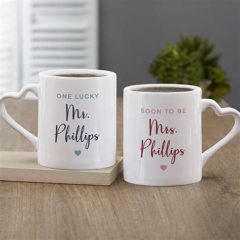 Mr And Soon To Be Mrs Personalized Mug Set