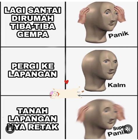 8 Meme Kalem Lalu Panik Dramatis Seperti Film Komedi