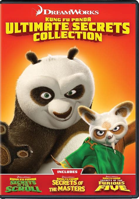 Kung Fu Panda Ultimate Secrets Collection Dvd 2016 Region 1 Ntsc