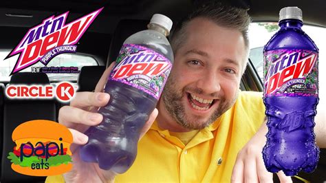 New Mtn Dew Purple Thunder Berry Plum Mountain Dew Review Youtube