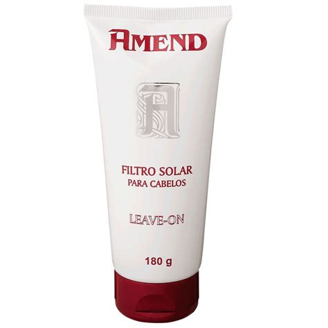 Amend Filtro Solar Leave In 180g Filtro Solar Leave In Protetor