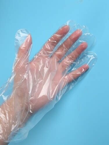 Powder Free Transparent Plain Disposable Pe Gloves At Best Price In