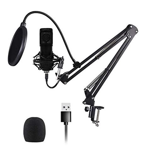 J Mall USB Condenser Microphone Computer Mic Kit Professional Studio