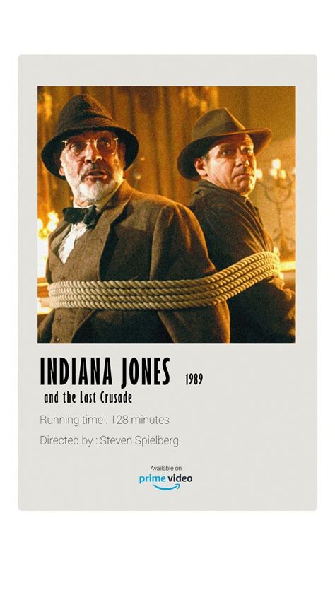 Indiana Jones and the Last Crusade | Indiana jones, Indiana jones last ...