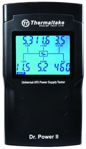 Thermaltake Dr Power Ii Automated Power Supply Tester Oversized Lcd For All Power Supplies