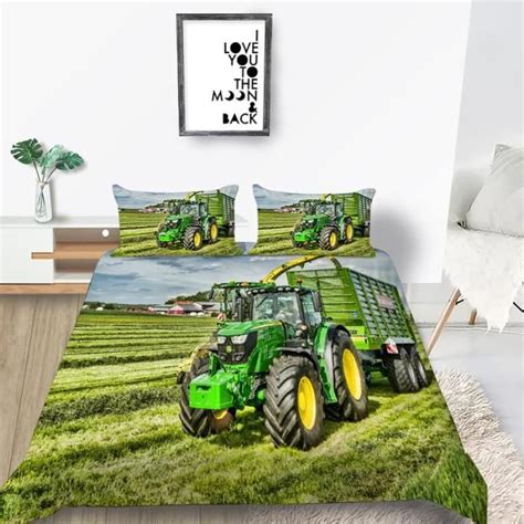 Housse De Couette X Tracteur Parure De Lit Style Campagnard