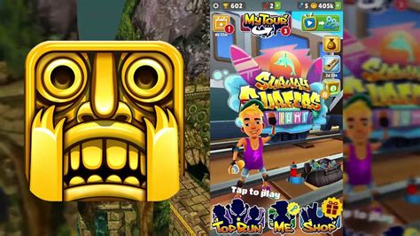 Temple Run Vs Subway Surfers Endless Run Game Youtube