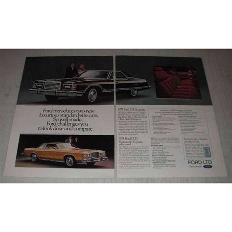 Ford Ltd Landau Door Pillared Hardtop And Ltd Ad On Ebid United